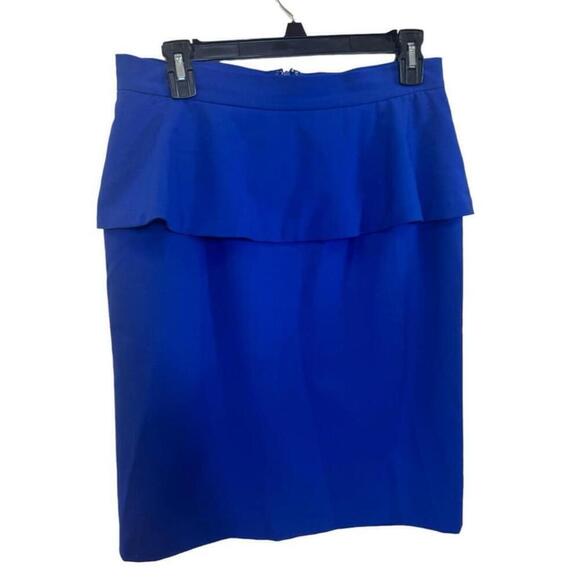 Women's Vince Camuto Blue Ruffle Skirt Size 8 - Picture 1 of 6